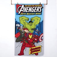 Toalla Playa C/Bolso 70X140+33X42 Avengers Cartoon