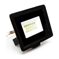 Teimporta - Foco Proyector Led Reflector 10W Ip65 Ik08 Luz Blanca Sec Negro Blanco Frío