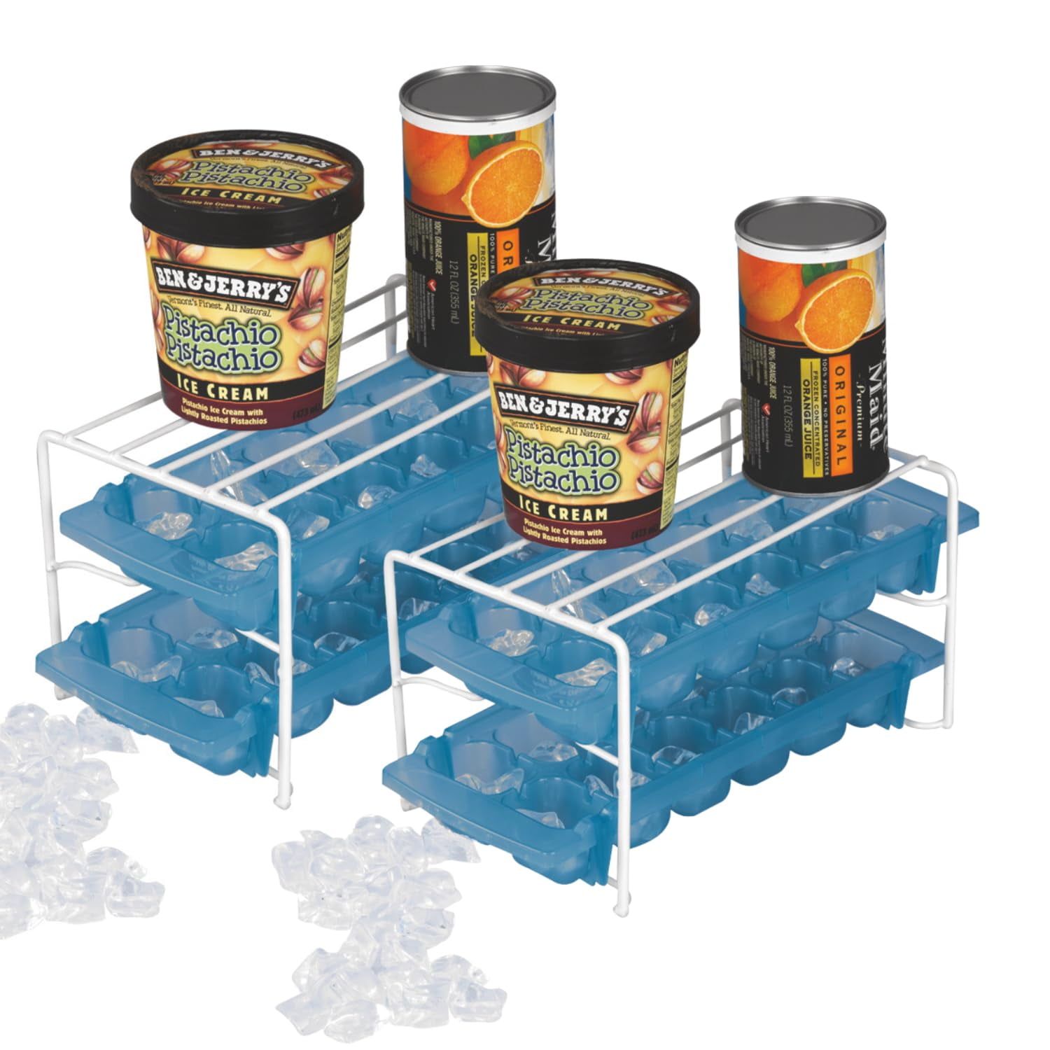 Organizador Para Cubeteras Better Houseware De Acero Apilable 27x17x13 Cm