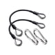 thumbnail image 4 of 2 Piezas Extensión De Cable De Gimnasio Entrenamiento Resistente De Fuerza Para Deportes De Tríceps De Atrás, 4 of 5
