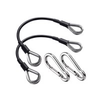 Magideal - Cable De Extensión De Cable De Fitness De Acero Inoxidable De 2 Piezas, Práctico, Fácil Instalación, Entrenamiento De Fuerza, Versátil Para Levantamie