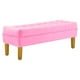 thumbnail image 2 of Banqueta Wood 2c Felpa 01 Rosado, 2 of 4