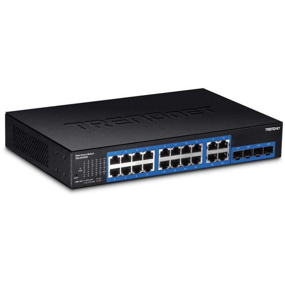 Conmutador TRENDnet Gigabit Web Smart de 20 puertos TEG-204WS