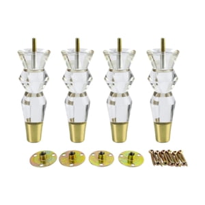 Bothyi - 4X Pies De Gabinete Pies De Sofá De Reemplazo Modernos Para Cama Mesa De Café Reposapiés 6X15Cm