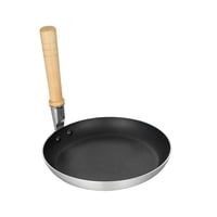 Magideal - Sartén De Pie Dispositivos De Mango De Madera Vajilla Sartén Estilo Japonés Utensilios De Cocina Para Bistec Cocina Jamón Panqueque Tortilla B 19 Cm