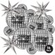 thumbnail image 1 of Globo de discoteca plateado 56 cm – Pack de 14 (TRENDY BUY), 1 of 7