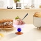 thumbnail image 5 of Cuenco de vidrio para helado, vasos de postre coloridos con pie, 5 of 5