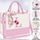 thumbnail image 3 of Bolso Tote AiHeart con Inicial en Lona y Bolsillo Interior, 3 of 7