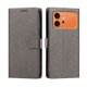 thumbnail image 2 of Cartera para Honor 600 con Soporte y Correa, Gris, 2 of 6
