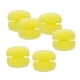 thumbnail image 4 of paquete de 6 unids de alta elasticidad rodillos de bola de pelo rizador de pelo rizado bollo amarillo, 4 of 5