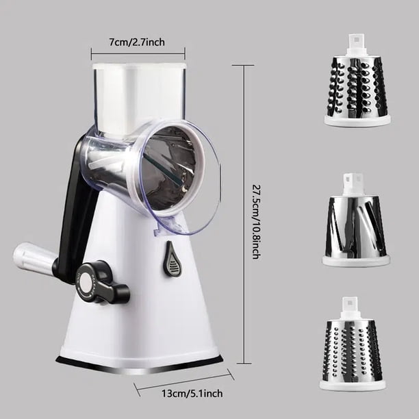 1pc Multi-functional Hand-cranked Roller Vegetable Cutter Potato Shredded Carrot Grater Scrubber