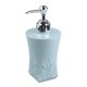thumbnail image 1 of Champú Loción Bomba de mano Contenedor Jabón Dispensador de líquidos Fondo cuadrado azul, 1 of 3