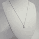 thumbnail image 2 of Collar Punto de luz, oro blanco italiano 18k, 2 of 3