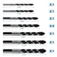 thumbnail image 2 of Juego de brocas de albañilería DKIBBITH, 10 piezas, para baldosas de hormigón, 2 of 8