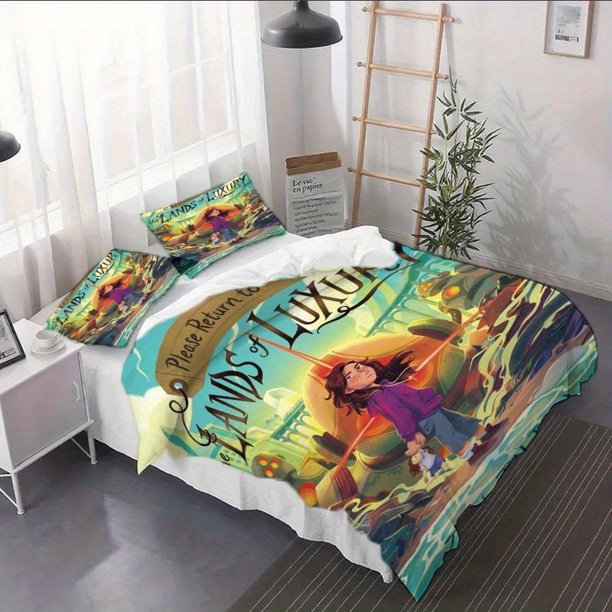 3pcs Please Return to the Lands of Luxury Duvet Cover Set - Includes No Pillow Inserts