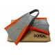 thumbnail image 2 of Aletas de Natación DORSAL X‑Grande Gris/Naranja US 12‑13, 2 of 7