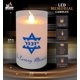 thumbnail image 2 of Vela LED sin llama Ner Mitzvah 9,5 cm Votiva, 2 of 5