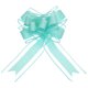 thumbnail image 1 of Uxcell 20 piezas de lazo extra grande de 9 pulgadas para envolver regalos, grandes lazos de organza cinta roja para cestas de boda, azul aguamarina, 1 of 6