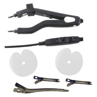 Magideal - Herramienta De Extensiones De Cabello Conector De Calor, Herramienta De Fusión Herramientas De Peinado Temperatura Ajustable Para Estilistas Accesorio