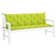 thumbnail image 2 of Juego de 2 cojines de banco VidaXL, color verde brillante, para uso exterior e interior, 2 of 9
