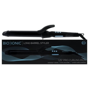 Bio Ionic - Moldeador De Barril Largo - Negro De Para Mujer - Hierro Rizador En Pulgadas