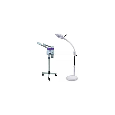 Kimale - Lupa Con Luz Led Mas Vaporozono Con Panel Digital Aire Frio Calor