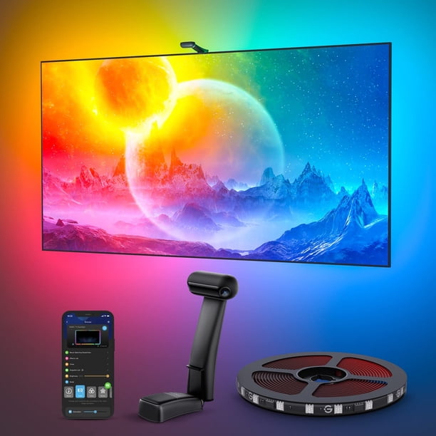 Retroiluminación de TV Govee Envisual T2 RGBIC de 16.4 pies para televisores de 75 a 85 pulgadas