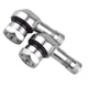 thumbnail image 1 of Vástagos de válvula de rueda de motocicleta universal de aluminio CNC 90 grados plata, 1 of 3