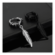 thumbnail image 2 of 2 Pares Aros Hombre Mujer Pluma Piercing Acero Quirúrgico #5, 2 of 3