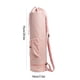 thumbnail image 1 of Bolso de esterilla de yoga con bolsillo de botella de agua y bolsillo húmedo inferior, bolso de almacenamiento multifuncional de la esterilla de ejercicio de yoga (rosa), 1 of 3