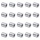 thumbnail image 1 of Paquete de 20 separadores de aluminio 5mm de diámetro interior x 10mm de diámetro exterior x 10mm de longitud, separador de tornillo, buje, acabado liso, separador de metal redondo, 1 of 6
