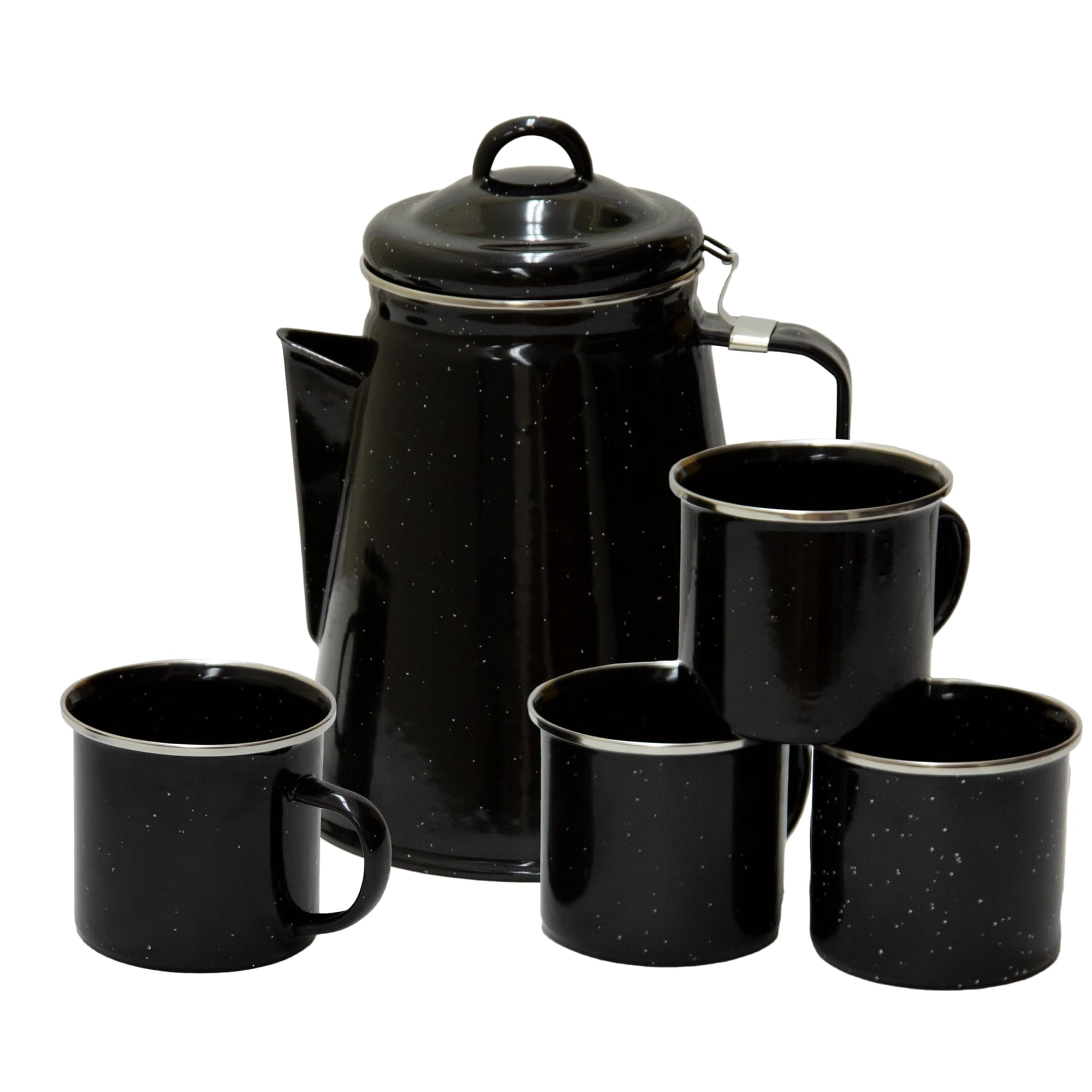 Cafetera Percoladora Esmaltada Stansport 8 Tazas