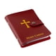 thumbnail image 2 of Tarjetero de piel sintética Amazing Saints Maroon, 2 of 4
