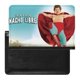 thumbnail image 1 of Nacho Libre Porta Pasaporte y Cartera de Viaje Premium de Cuero PU, Funda de Pasaporte Bloqueo RFID con Ranuras para Tarjetas de Crédito, Estuche para Libro de Pasaporte para Familia 10cm × 15cm, 1 of 6