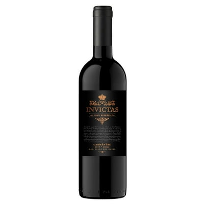 Vino Tinto Gran Reserva Carmenere Botella 750 Cc Invictas