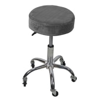 Bothyi - Taburete De Bar Redondo, Funda Para Asiento De Silla, Para Cafetería, Cafetería, Gris