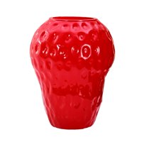 Bothyi - Jarrones De Fresa De Vidrio, Jarrón De Mesa Para Dormitorio, Oficina, Sala De Estar S