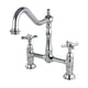 thumbnail image 1 of Grifo Kingston Brass Essex Bridge Kitchen, cromo pulido, 1 of 5