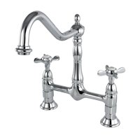 Grifo Kingston Brass Essex Bridge Kitchen, Cromo Pulido