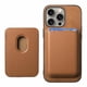 thumbnail image 4 of Funda de Cuero Magnética con Tarjetero para iPhone 15 Pro Cubierta Delgada Marrón, 4 of 5