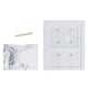 thumbnail image 3 of Kit de huellas de bebé, Kit de manos y huellas de bebé, decoración de guardería, Kit de huellas de manos de bebé fácil de usar, marco de recuerdo para Blanco, 3 of 5