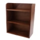 thumbnail image 4 of estante de almacenamiento de escritorio de madera escritorio de oficina en casa caja de organizador de almacenamiento vino rojo, 4 of 5