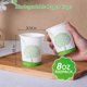 thumbnail image 4 of Vasos de papel compostables EcoliPak de 8 onzas, 300 unidades, con revestimiento de PLA, 4 of 6