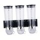 thumbnail image 2 of Dispensador De Alimentos Secos Para Montaje En Pared, Almacenamiento De Cocina Para Cereales, Harina De Avena, Triple Negro, 2 of 3