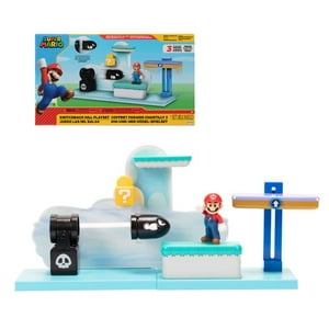Playset Nintendo Mario Figuras Interactivas 6Cm