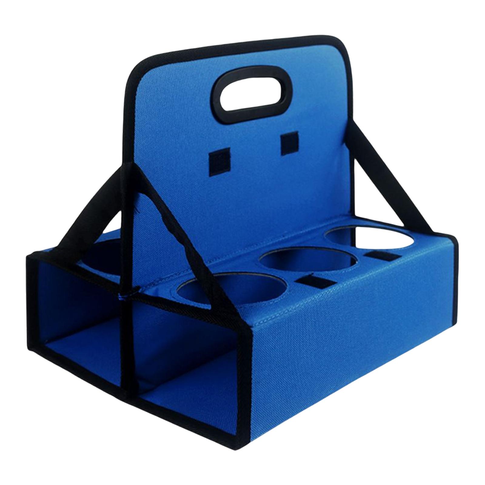 Magideal - Portavasos El Marco Resistente Tiene Capacidad Para 6 Tazas Práctico Reutilizable Plegable Tazas De Café Bebidas Portavasos Taza Para Fiesta De Picnic