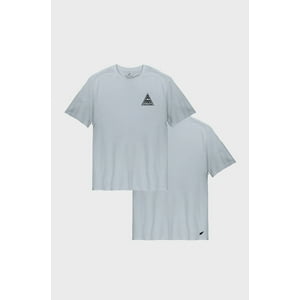 Polera Orgánica On The Road V2 Azul Claro Hombre Falcone