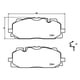thumbnail image 1 of Pastillas Freno BREMBO P85165, 1 of 6