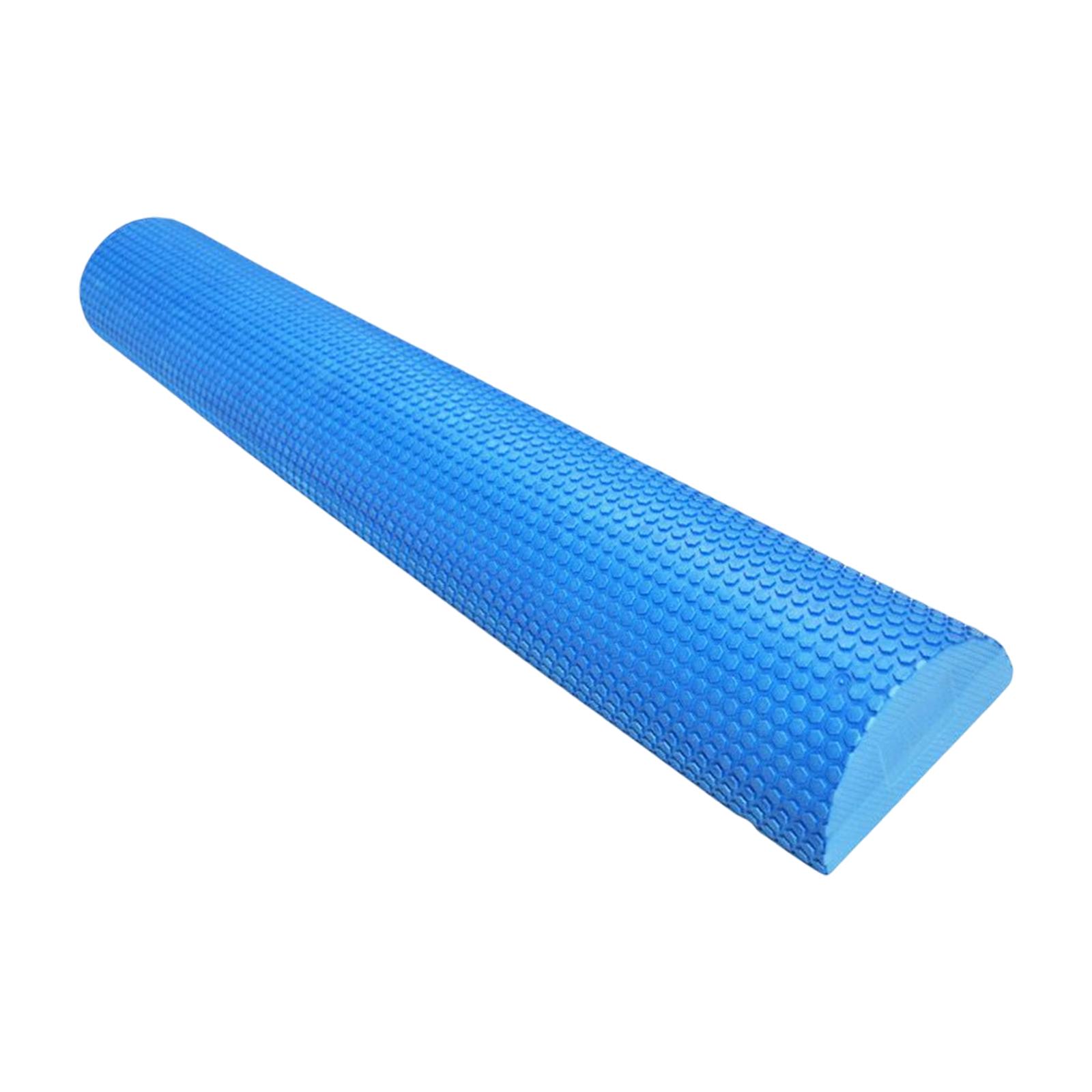 Magideal - Rodillo De Pilar De Yoga Portátil, Rodillo De Espuma Para Pilates, Bloque De Rodillo Masajeador Muscular Para Yoga, Entrenamiento Físico, Ejercicio De , Azul
