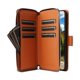 thumbnail image 3 of Funda Cartera con Cremallera y Correa para Samsung Galaxy S26 5G Soporte y Tarjetero Marrón, 3 of 6